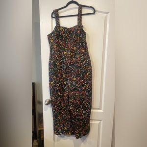 Anthropologie x Farm Rio Leopard Jumpsuit